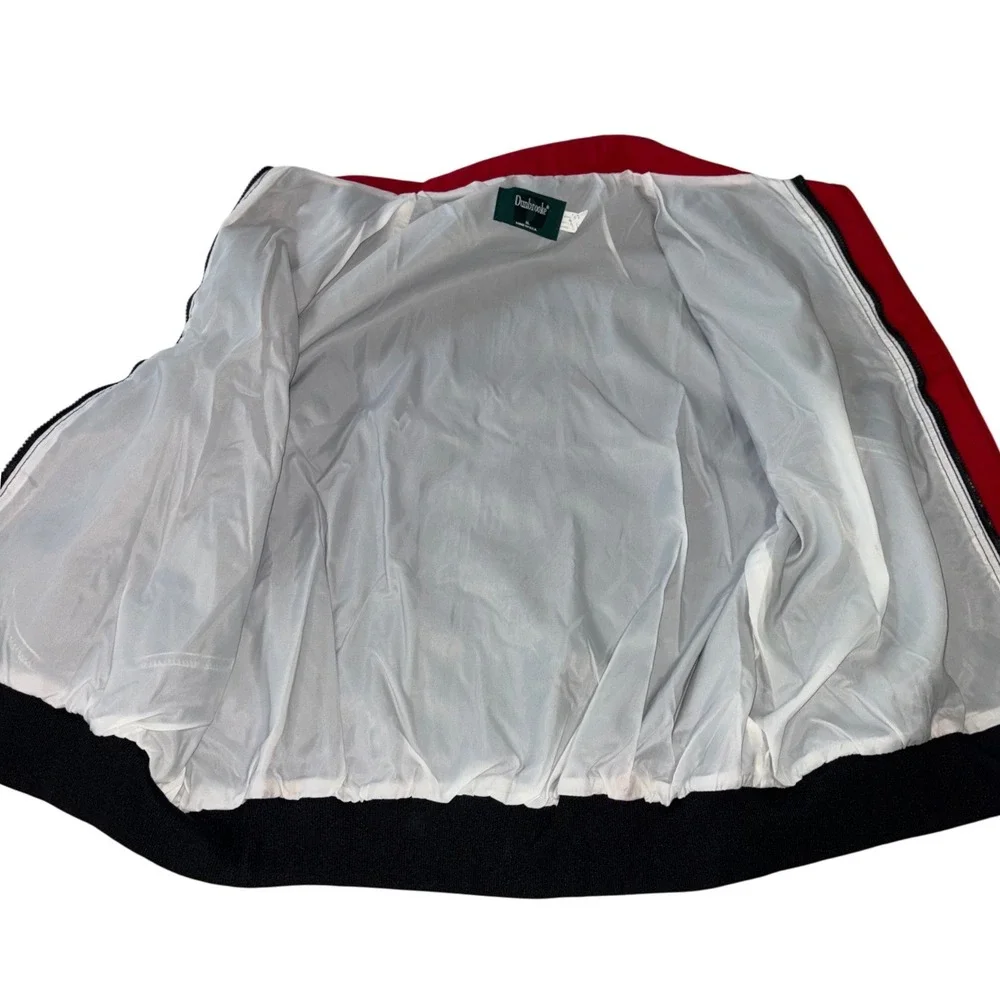 Vintage Dunbrooke Jacket XL Blank Colorblock Black White Red Deadstock 90s USA